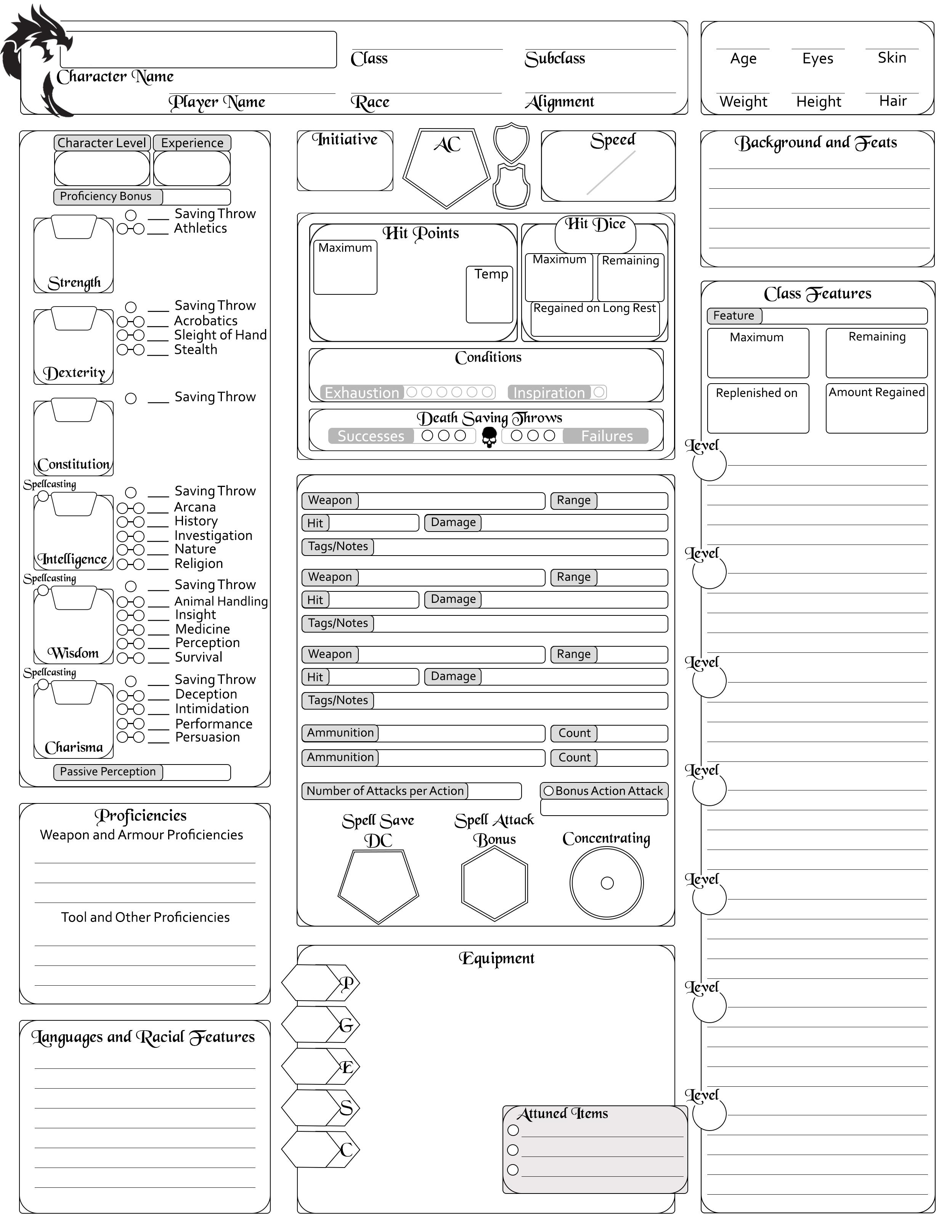 dnd 5e character sheet pdf ard